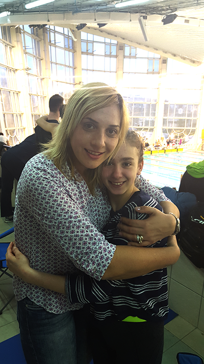 Alaturi de Axinte Simona, campioana europeana si mondiala la inot